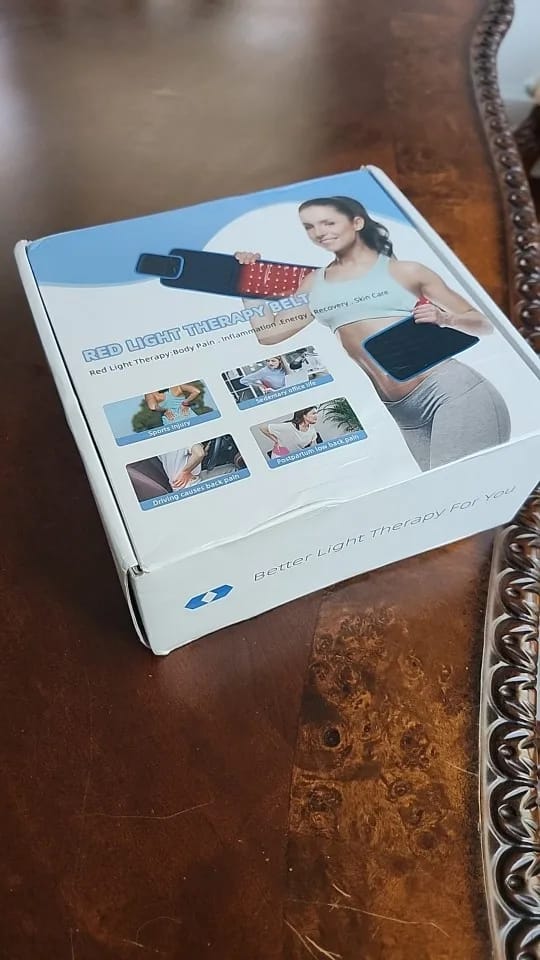 Customer photo review of Red Light Therapy Slimming Belt