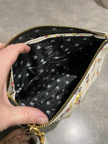 Customer photo review of Disney Retro Mickey Mouse Zip Pouch