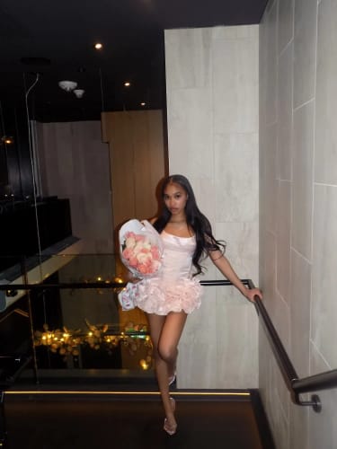 Customer photo review of Justine Mini Dress