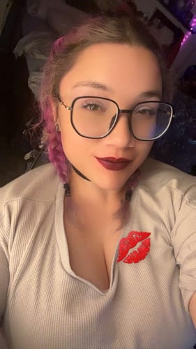 Customer photo review of Zelda Eyeglasses