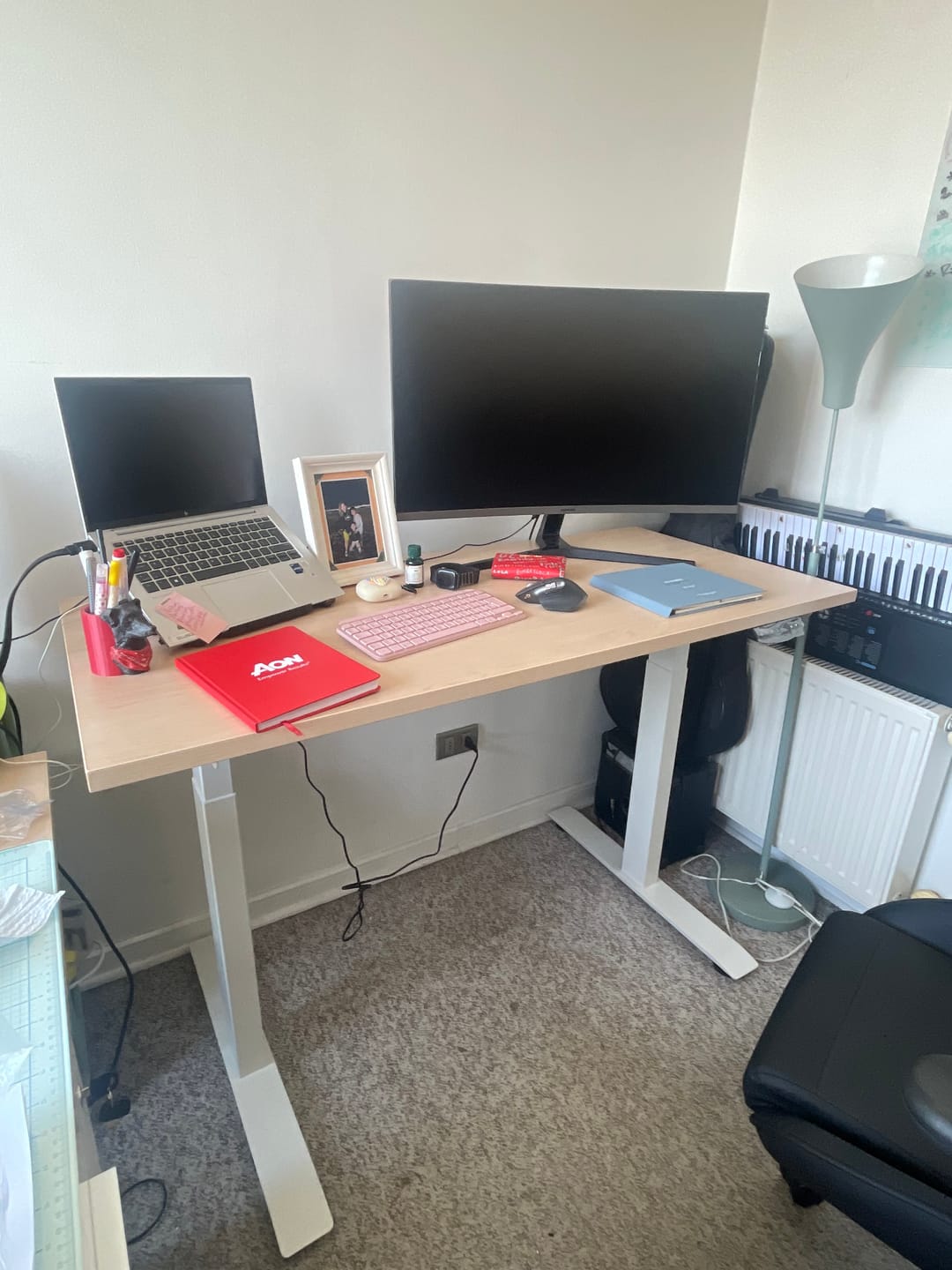 Customer photo review of Base Standing Desk Dual Motor Pro