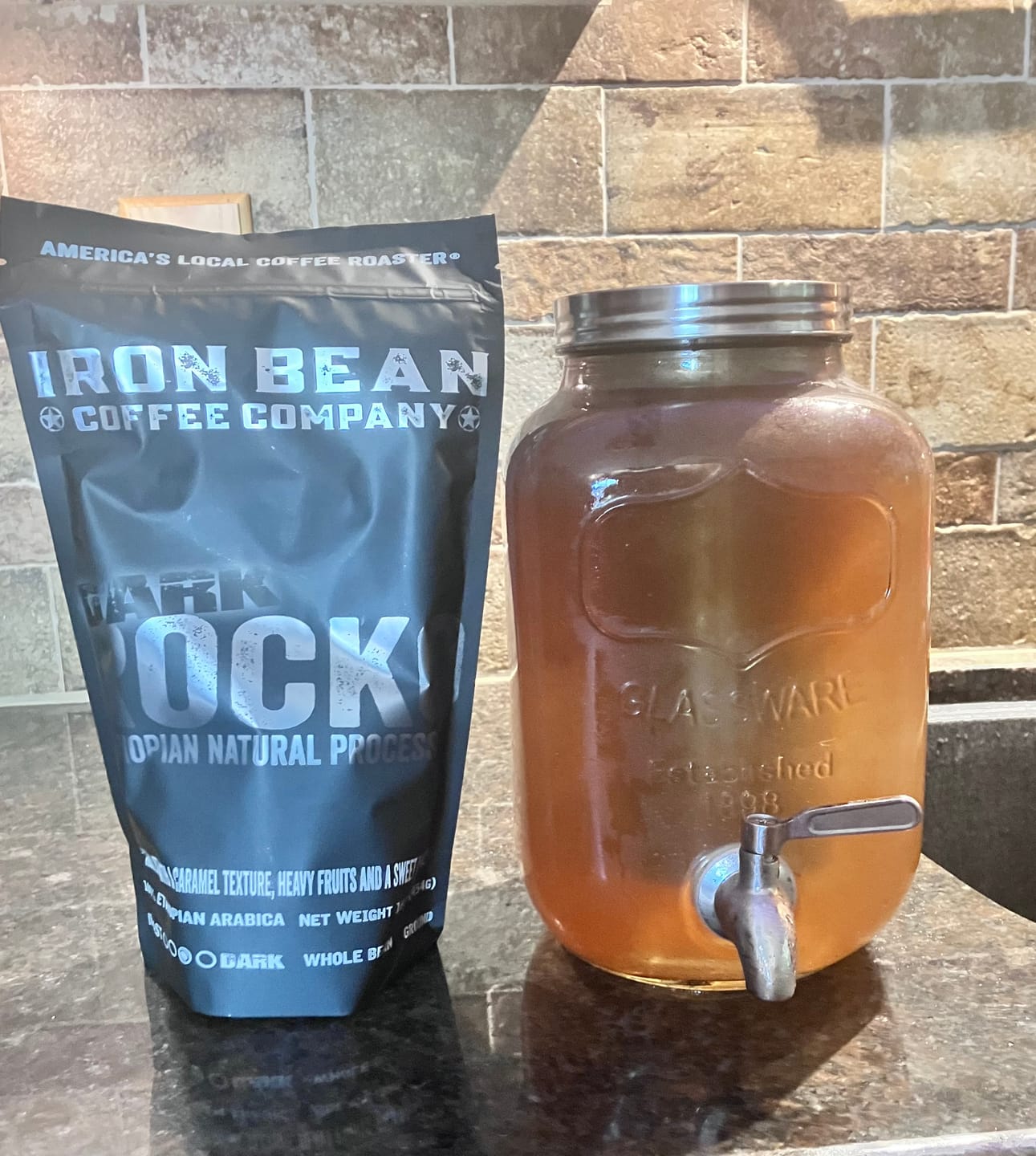 Customer photo review of DARK ROCKO - Ethiopian Natural Process - Darker Roast
