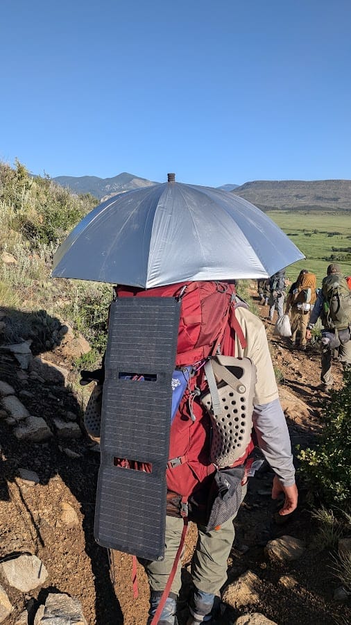 Customer photo review of Lightrek Hiking Umbrella