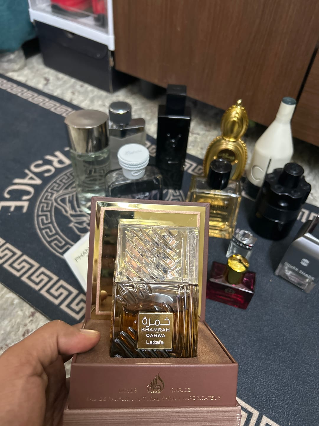 Customer photo review of Lattafa Khamrah Qahwa Eau De Parfum For Unisex