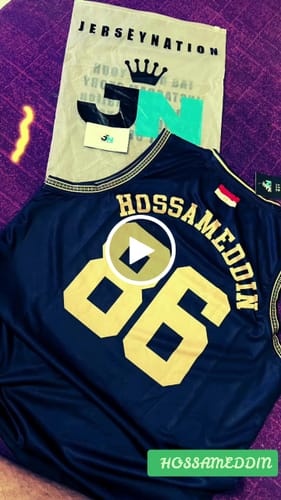 Customer video review of Egypt Limited Edition Custom Basketball Jersey