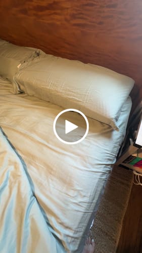 Customer video review of TENCEL Eucalyptus Pillowcase Set