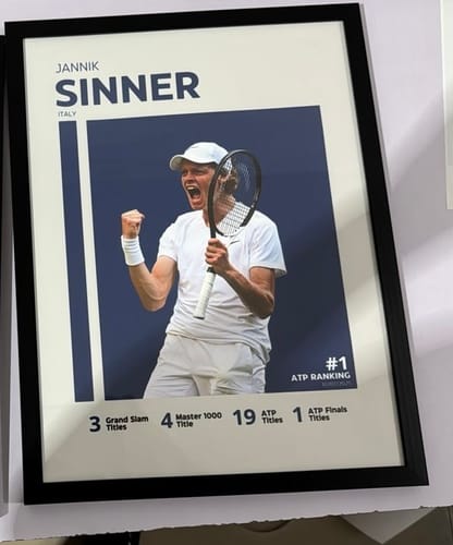 Customer photo review of Jannik Sinner - Profile