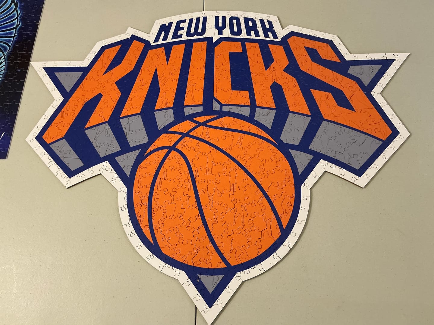 Customer photo review of New York Knicks™ - Wooden Puzzle