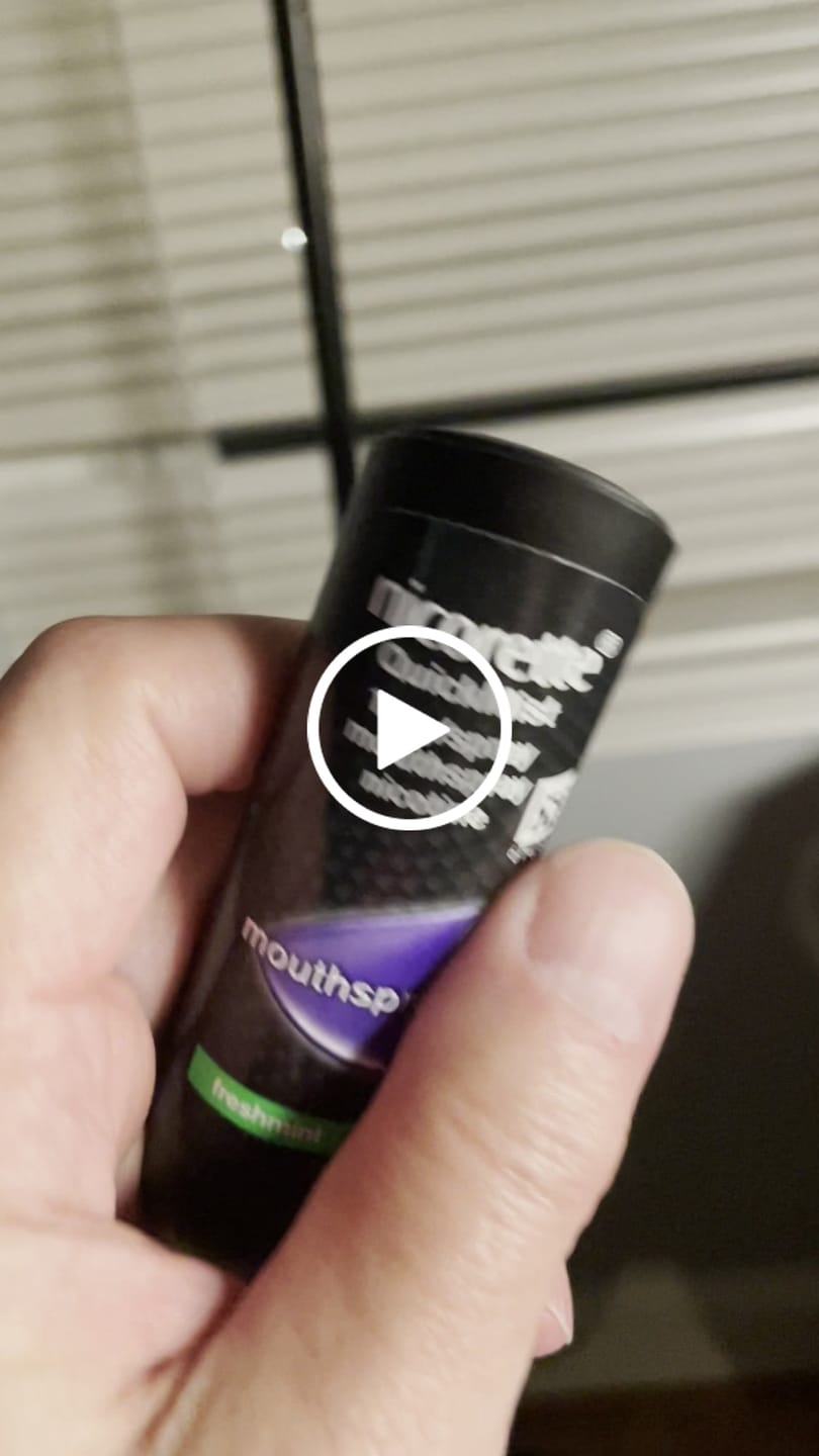Customer video review of Nicorette Quickmist Mouth Spray Duo Pack 1mg