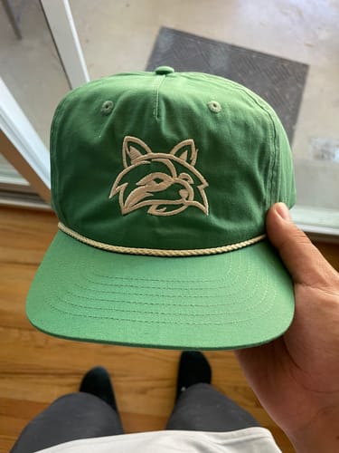 Customer photo review of Big Flat Bill Unstructured Rope Hat