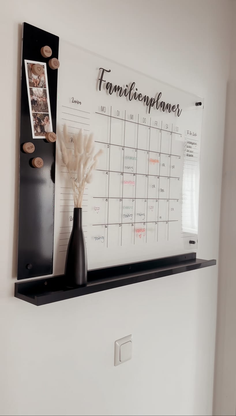 Customer photo review of Familienplaner für 4 Personen mit Magnetboard