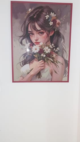 Customer photo review of 5D Diamond Painting – Beauty With A Bouquet