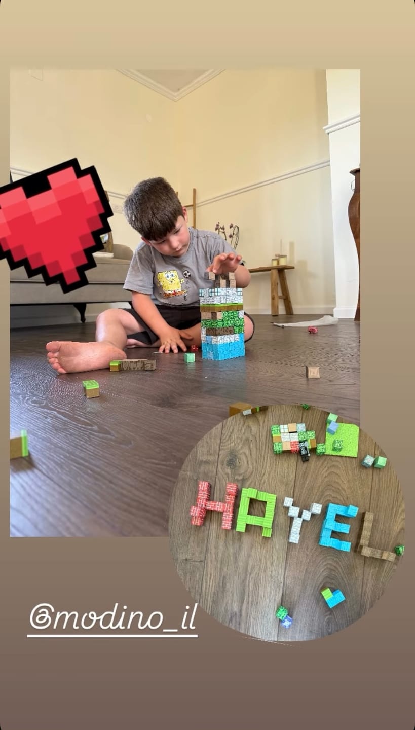Customer photo review of מיינקראפט- משחק מגנטים איכותי