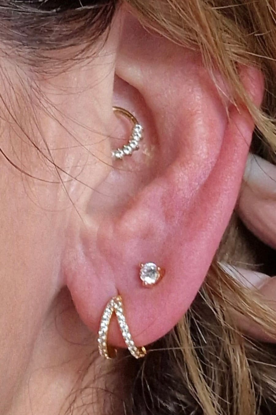 Customer photo review of Billie studs