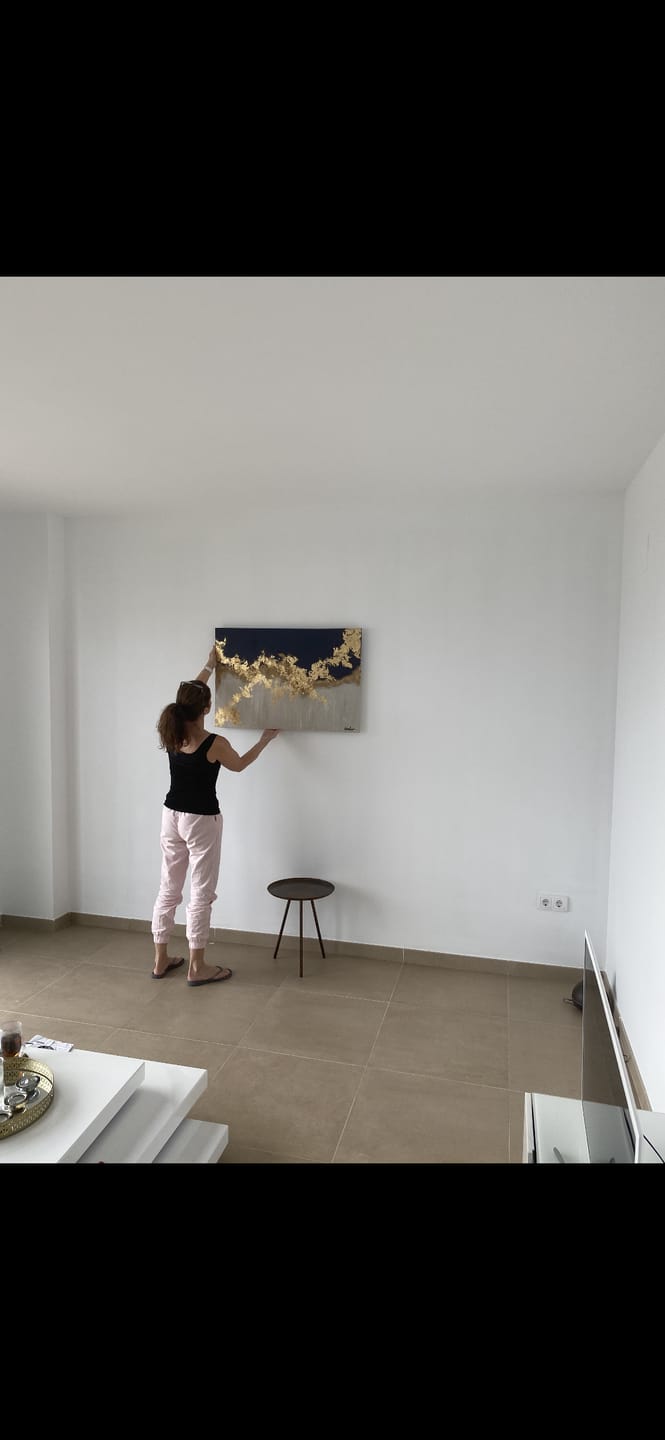 Customer photo review of Original canvas art