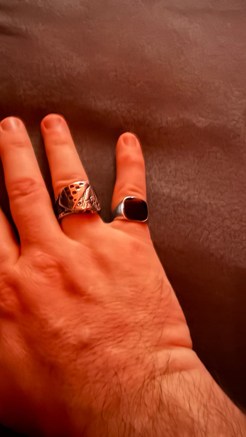 Customer photo review of ON THE ROAD. - 925 STERLING SILVER