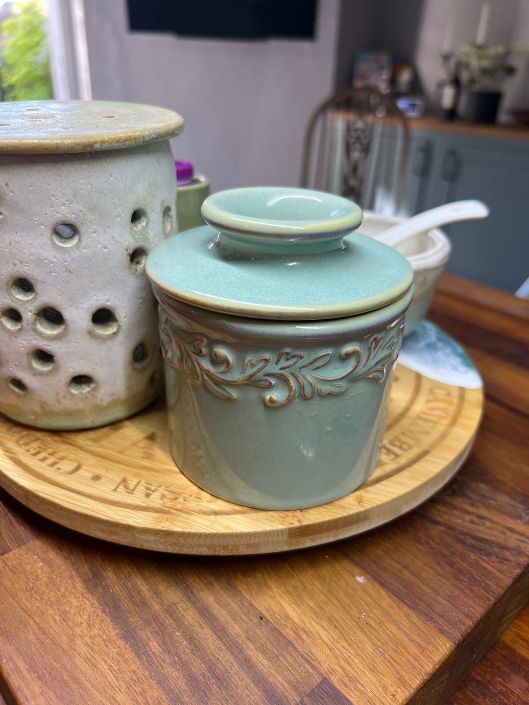 Customer photo review of Sea Spray Antique Butter Bell Crock