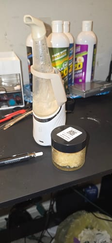 Customer photo review of Live Resin Diamonds