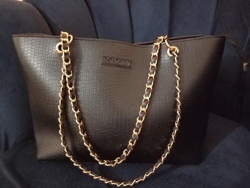 Customer photo review of Brown New Wave Tote Bag
