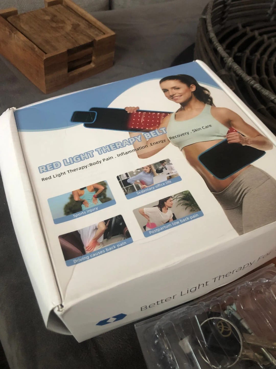 Customer photo review of Red Light Therapy Slimming Belt