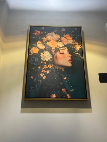 Customer photo review of Victorian Flowers No2 Print