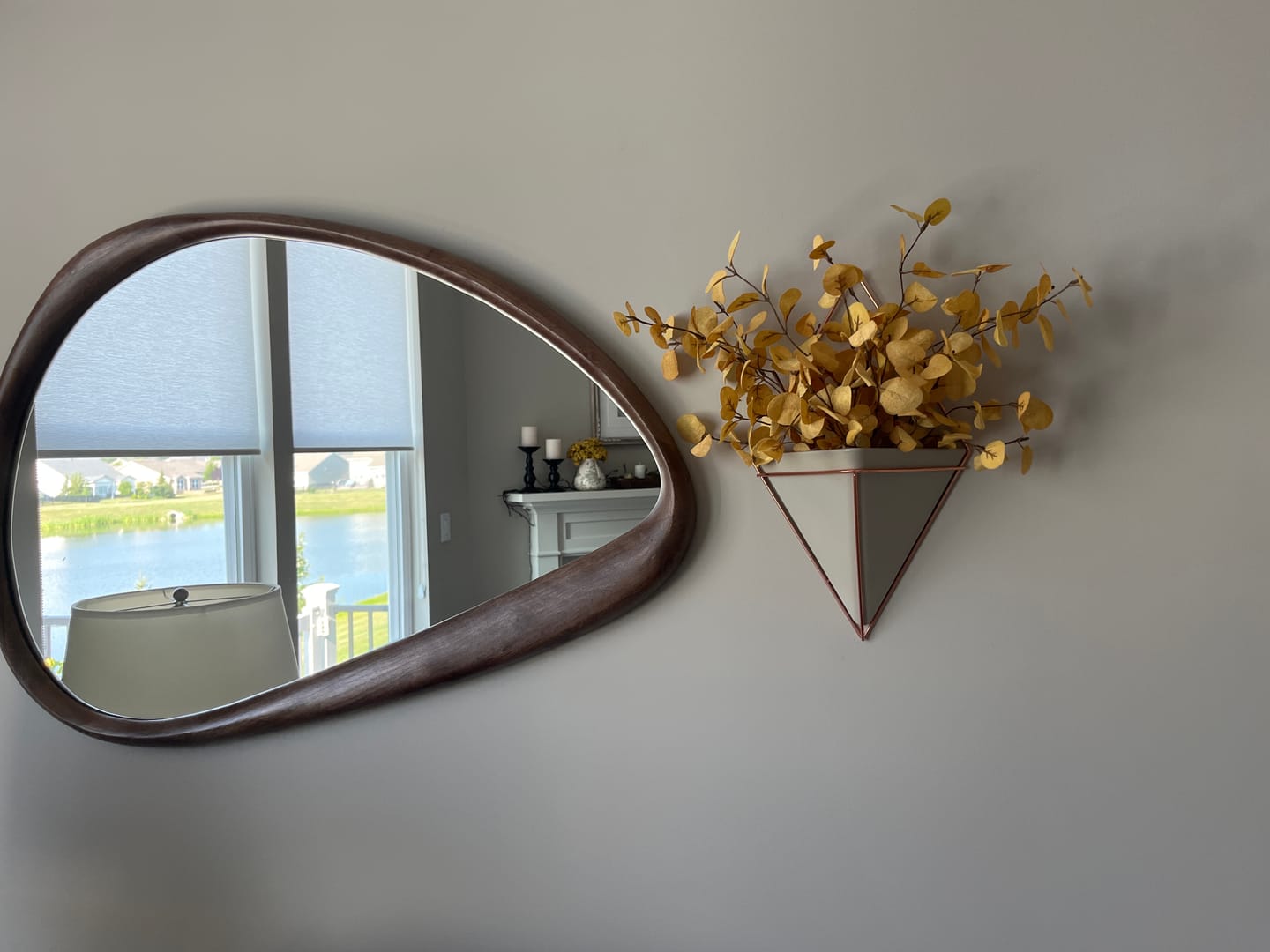 Customer photo review of Penny Leaf Pick | Mustard Faux Fall Stem