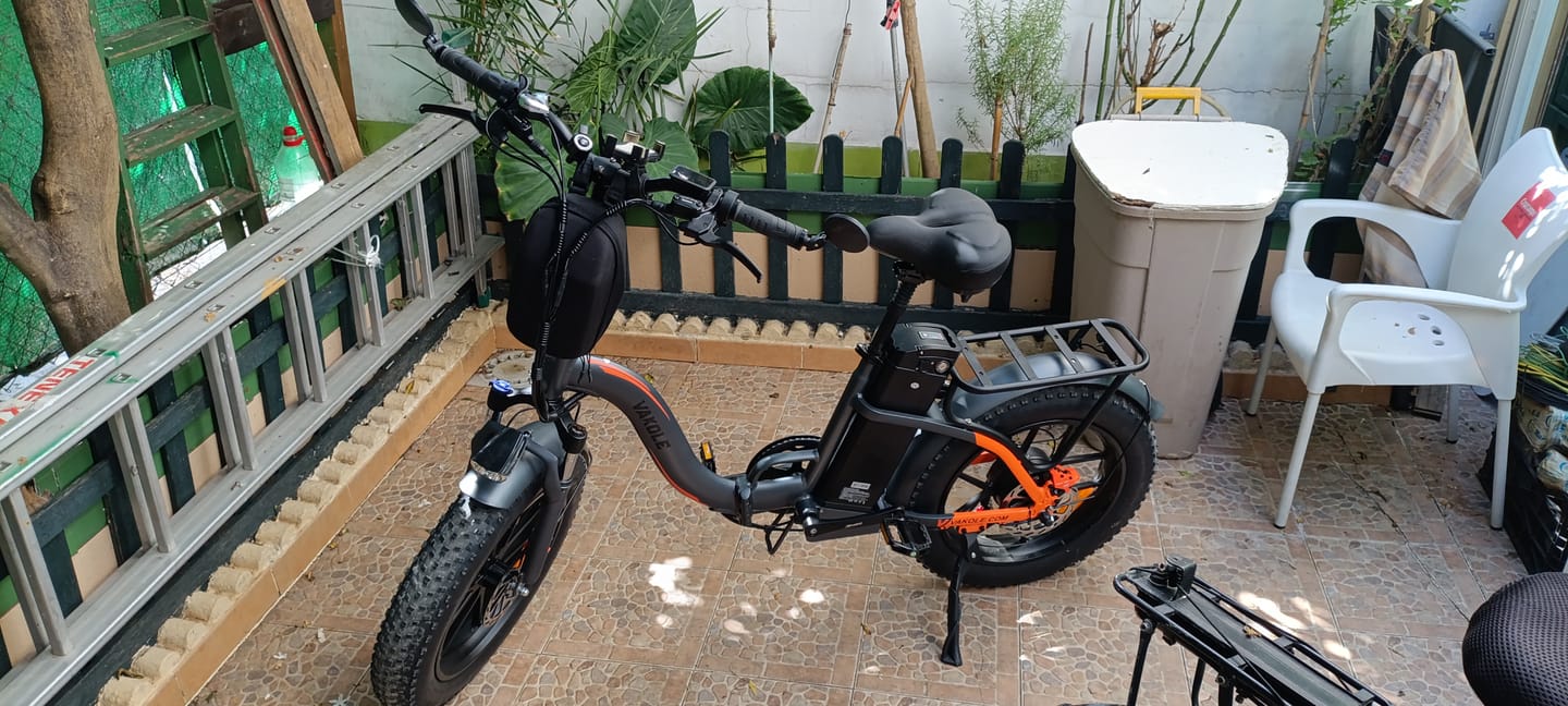 Customer photo review of Vakole Y20 Pro 20" Fat Bike 1440Wh Foldable Step-through E-bike 48V 30Ah Battery