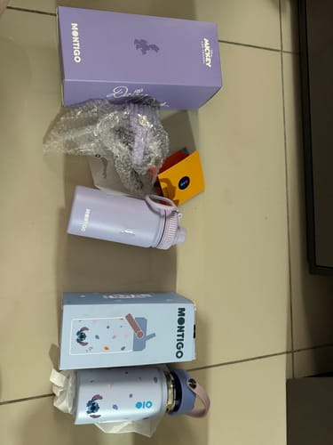 Customer photo review of Disney Stitch Ace Bottle Mini