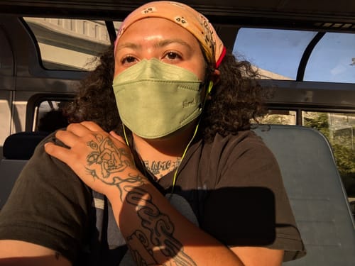 Customer photo review of KN95 Respirator Face Mask: Explore Bundle