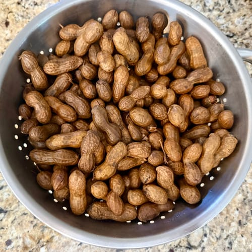 Customer photo review of Boil-The-Bag Boiled Peanuts (2 Bags)