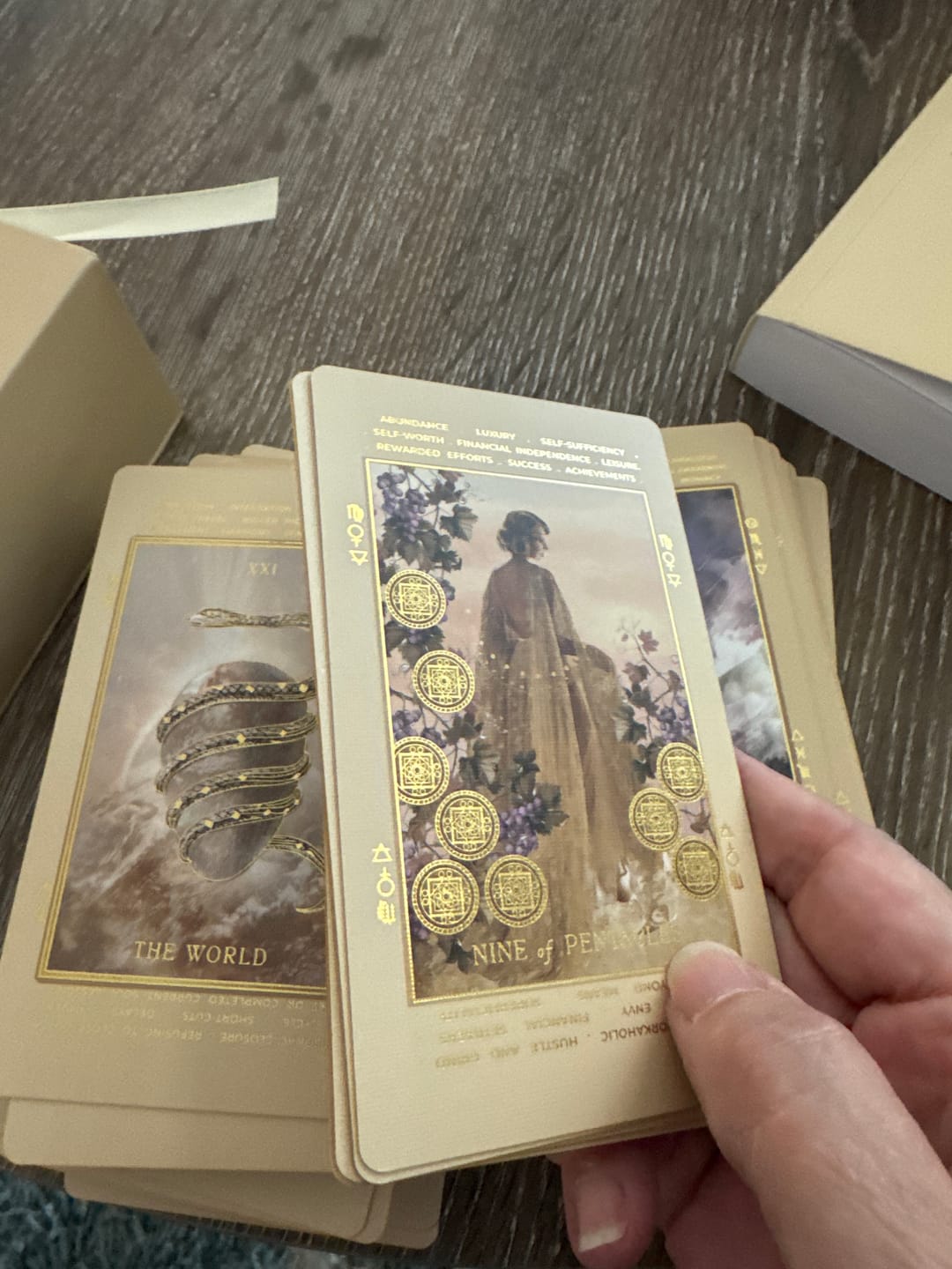 Customer photo review of Lucid Dreams Beginners Tarot • With Keywords™ {EDITION 4}