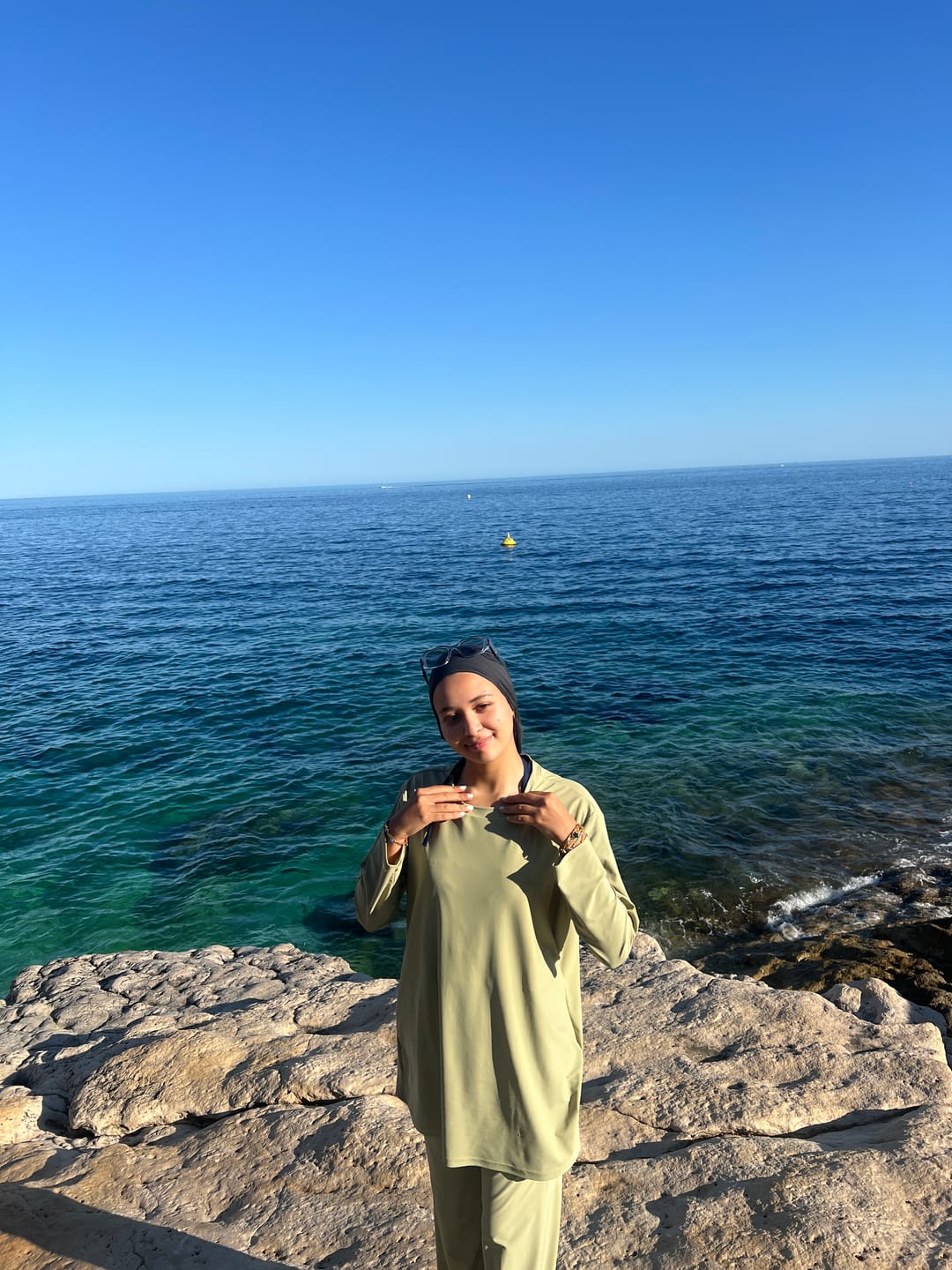 Customer photo review of Burkini hava | 3 pièces - sauge