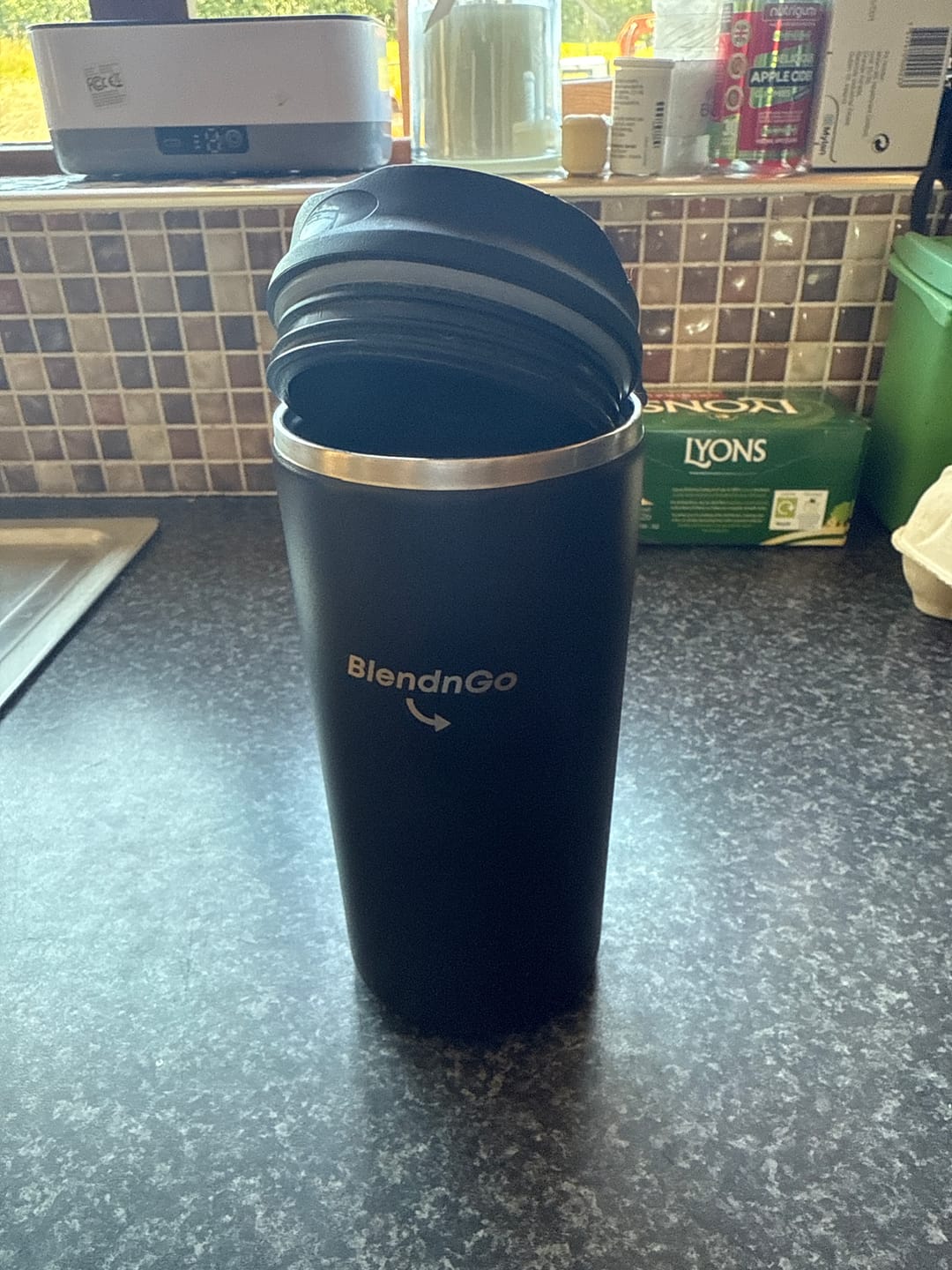 Customer photo review of Travel-Lite™ 12oz Coffee Tumbler