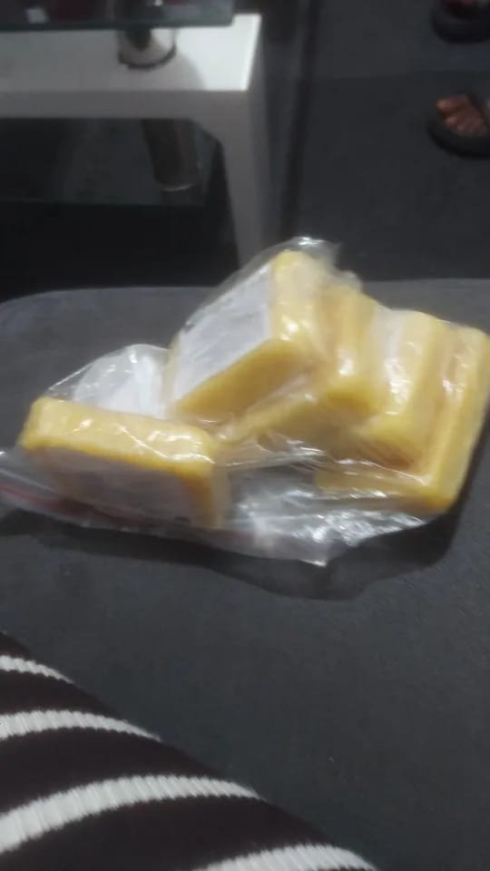 Customer photo review of Lemon turmeric & kojic-acid brightening soap