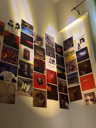 Customer photo review of PLAYLIST - ALBUM COVER PRINTS - CUSTOM WALL COLLAGE POSTERS