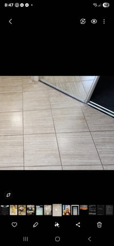 Customer photo review of GLASSGUARD® Tile & Grout Marker Pen