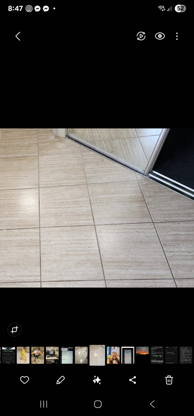 Customer photo review of GLASSGUARD® Tile & Grout Marker Pen