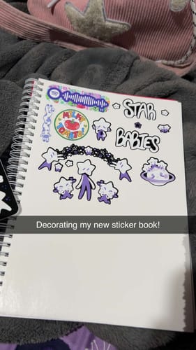 Customer photo review of Star Babies Sticker Sheet