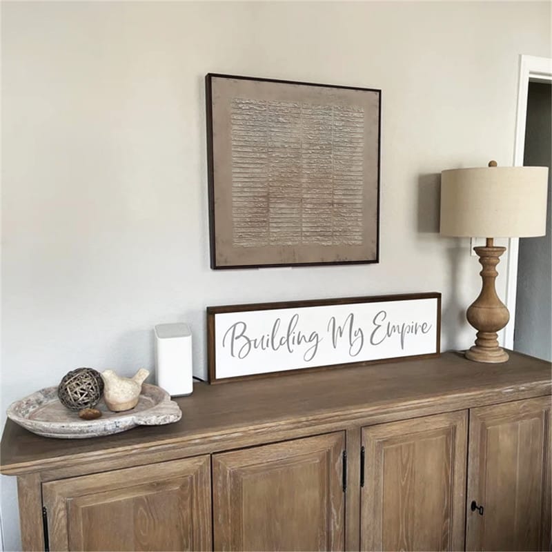 Customer photo review of Brown Wabi Sabi Texture Canvas Art #WS003