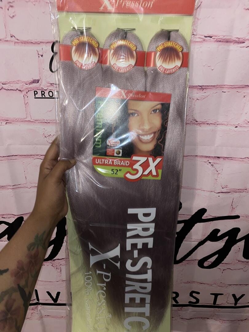 Customer photo review of Outre Pre-Stretched Kanekalon Braid - 3X X-PRESSION 52"