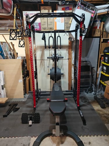 Customer photo review of HR05 Half Rack Functional Trainer