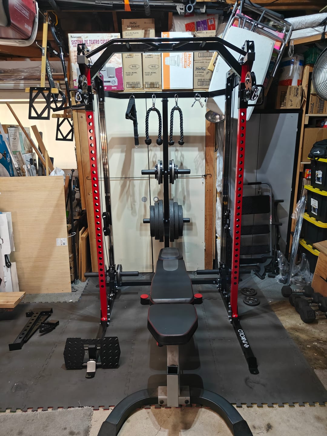 Customer photo review of HR05 Half Rack Functional Trainer