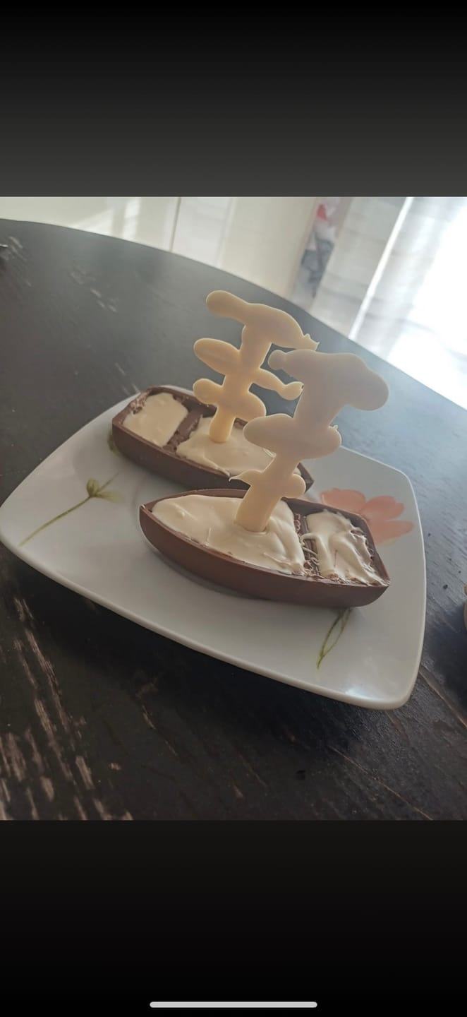 Customer photo review of SPECIAL καλούπι σοκολάτας μικρές βαρκούλες
