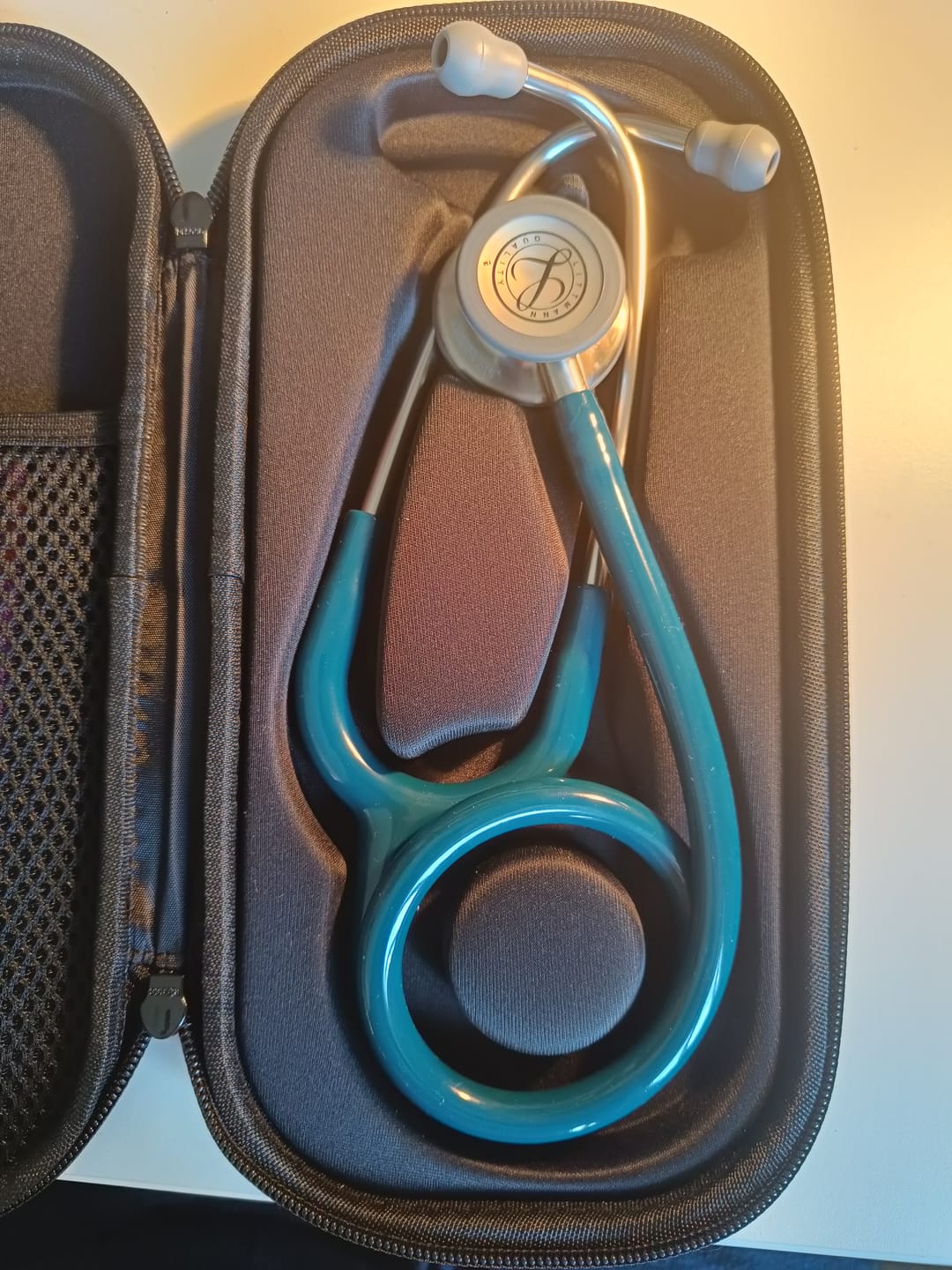 Customer photo review of Littmann Classic III Monitoring Stethoscope: Caribbean Blue 5623