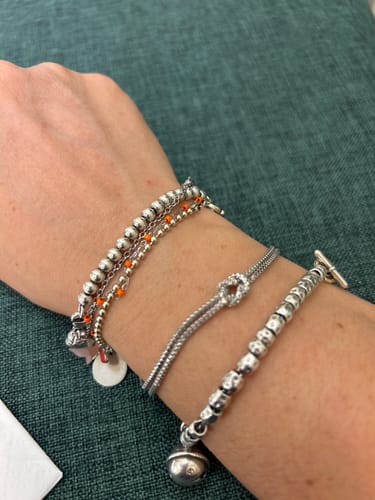 Customer photo review of Bracciale Nodo Ami in Argento 925
