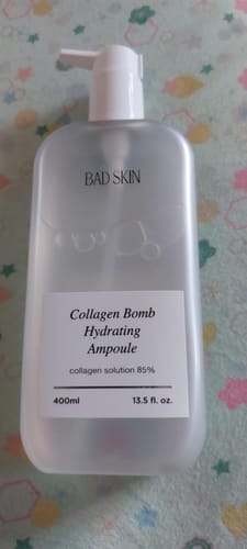 Customer photo review of Bad Skin™ Korean Collagen Bomb Hydrating Ampoule