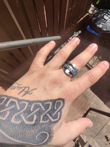 Customer photo review of Lucky Silver Ring