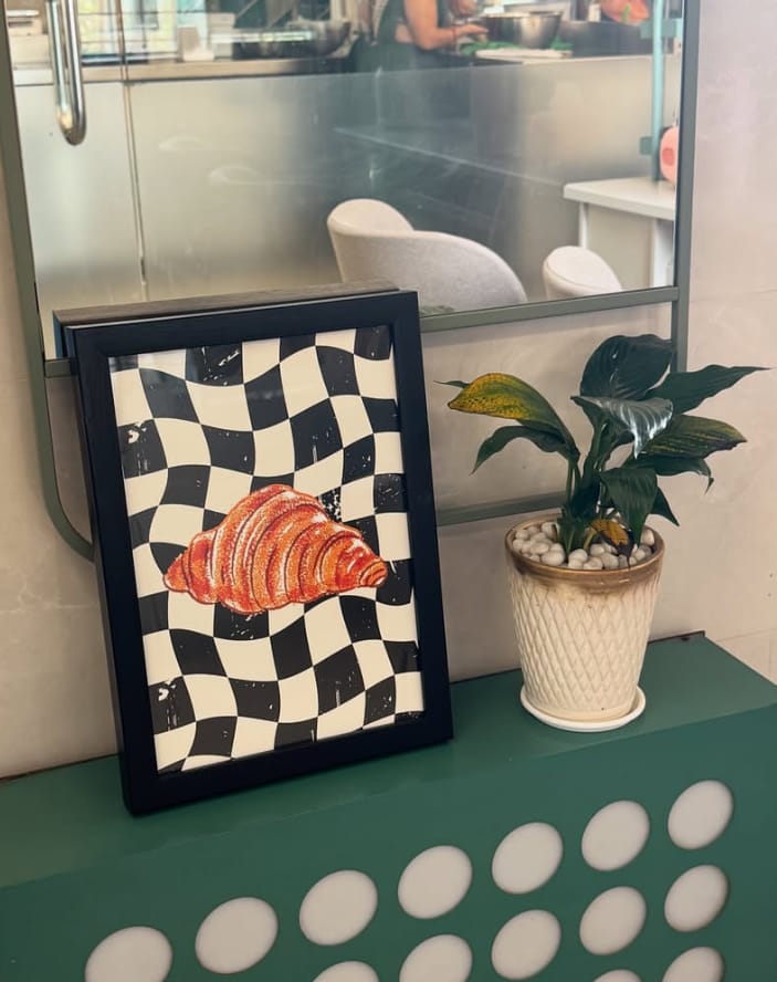 Customer photo review of Croissant Poster