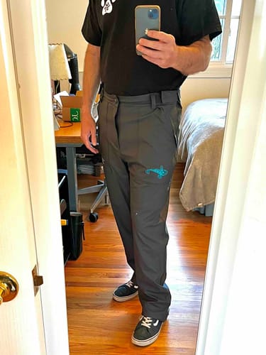 Customer photo review of Ultimate Waterproof Pants (Fleece Lined) 10,000 mm Rated