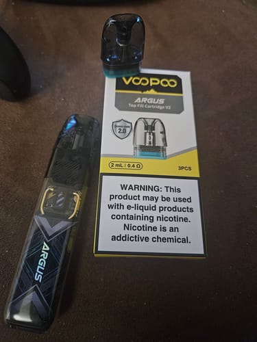 Customer photo review of VOOPOO ARGUS V2 Replacement Pod (Pack of 3)